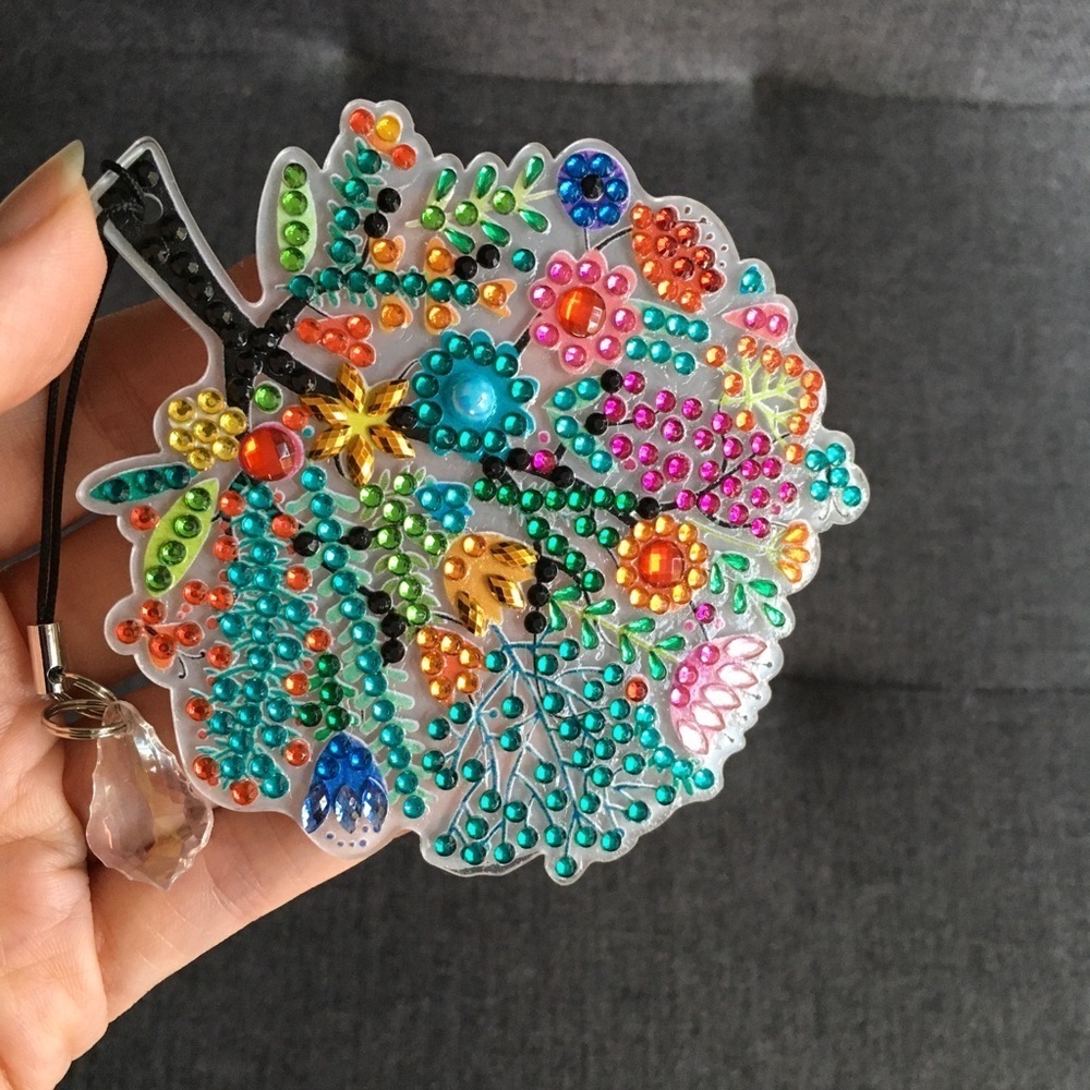 Diamond Art Spring Tree Bookmark, Colorful, Sparkly, Bling (MULTICOLOR) - Picture 7 of 17